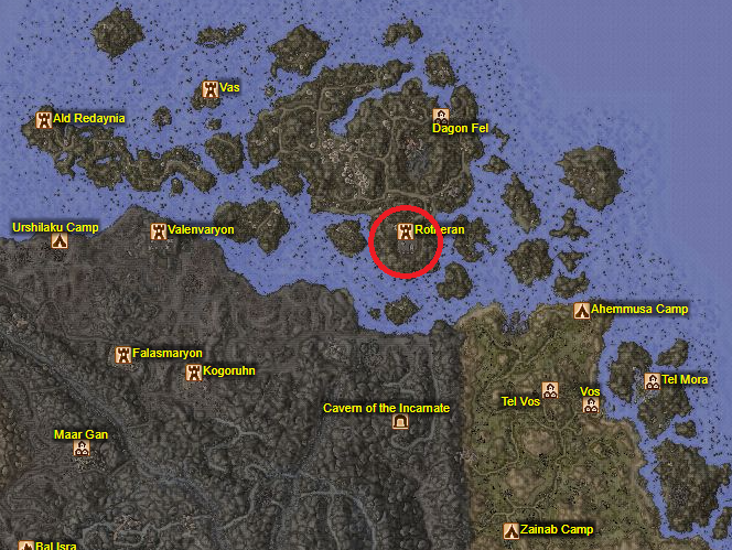 Rotheran Map Location